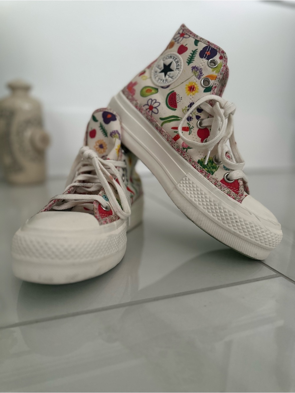Converse Chuck Taylor All Star Lift Platform High Top Sneakers Women's US 6/UK 4